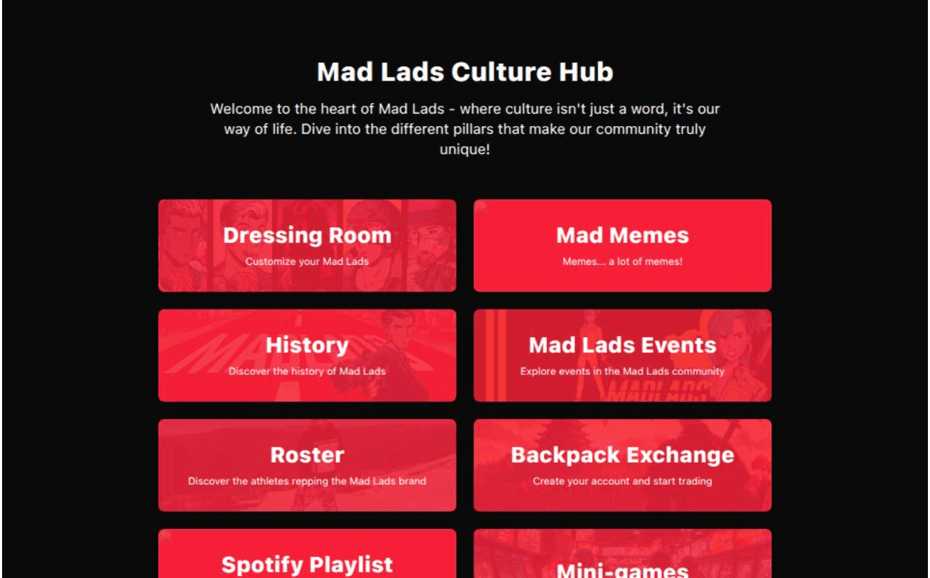 Mad Lads Community Hub